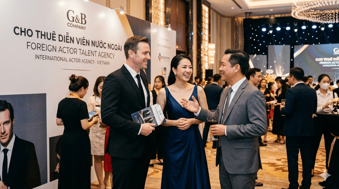 Cho thuê diễn viên nước ngoài chuyên nghiệp tại G&B
